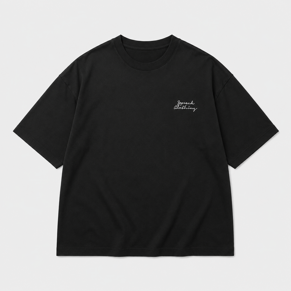 DISCIPLINE IS QUIET TEE heavyweight oversized T-shirt by SPEECH CLOTHING