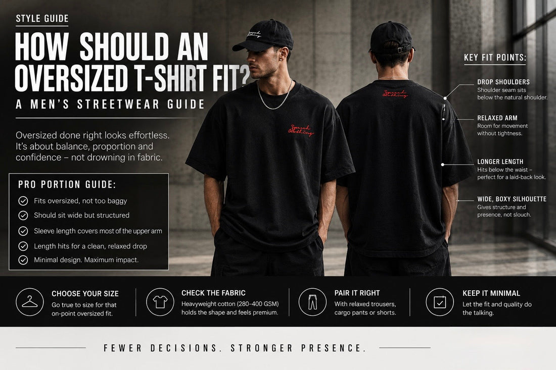 How Should an Oversized T-Shirt Fit? A Men’s Streetwear Guide