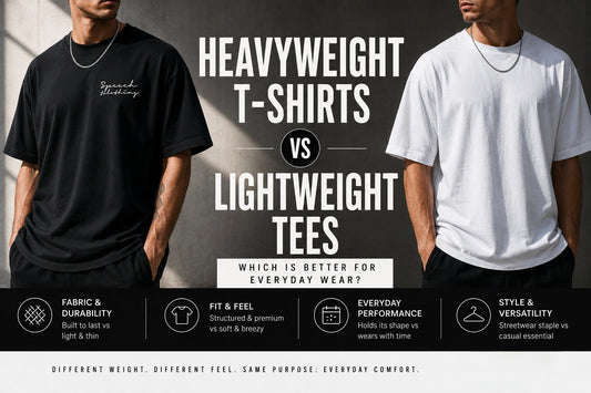 Heavyweight T-Shirts vs Regular T-Shirts: What’s the Difference?