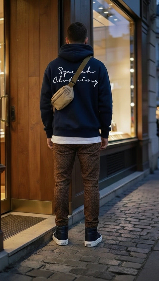 ESSENTIAL LOGO| The Core Script Heavyweight Hoodie