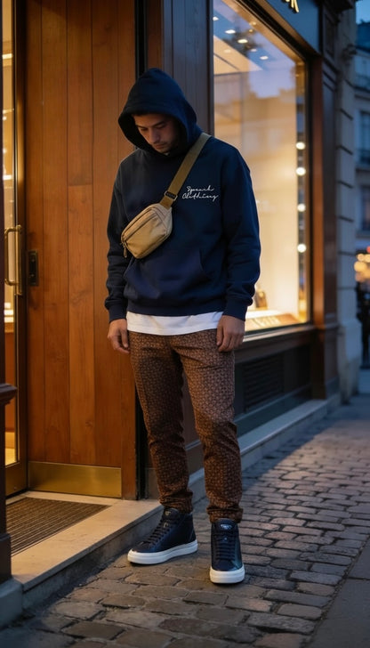 ESSENTIAL LOGO| The Core Script Heavyweight Hoodie