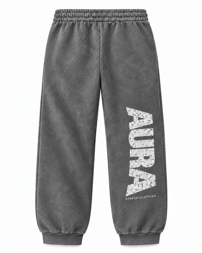 AURA Faded Tracksuit Bottoms