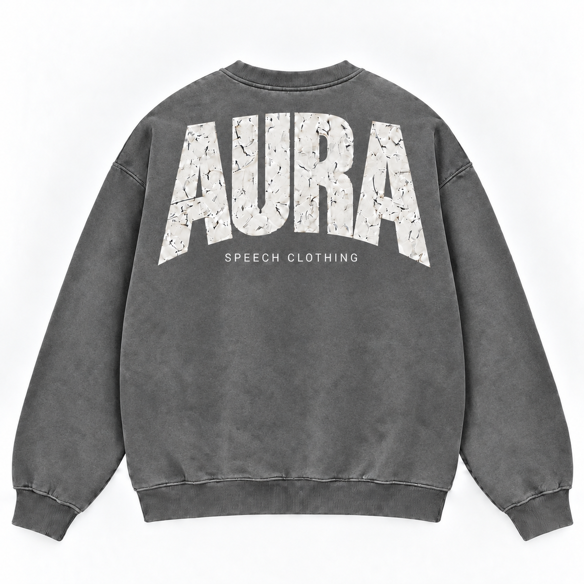 AURA Faded Crew Sweater