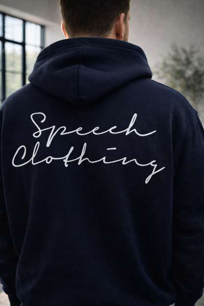 ESSENTIAL LOGO | 350 GSM heavyweight cotton · Oversized hoodie · Dropped shoulders