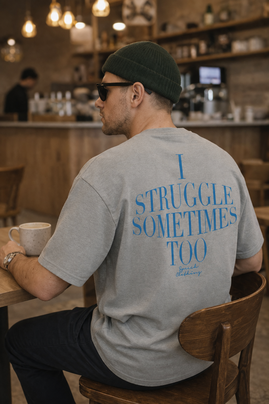 NOT ALONE TEE | 280 GSM heavyweight cotton · Oversized fit · Dropped shoulders