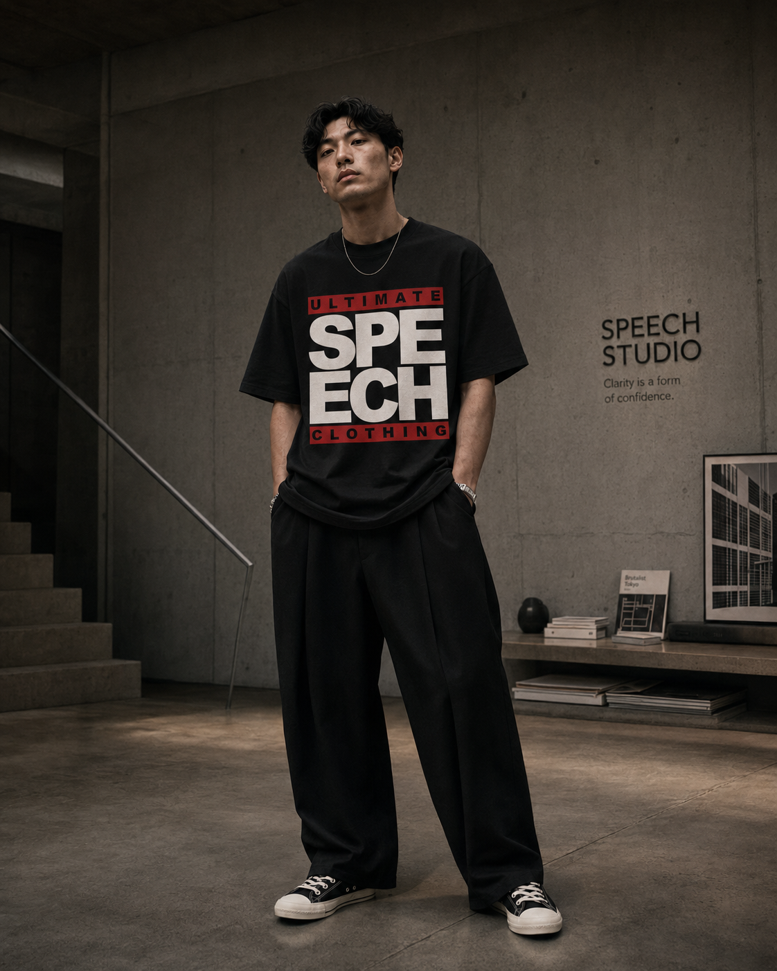 LIKE THAT heavyweight oversized T-shirt by SPEECH CLOTHING