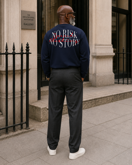 NO RISK LONG-SLEEVE heavyweight oversized long-sleeve by SPEECH CLOTHING