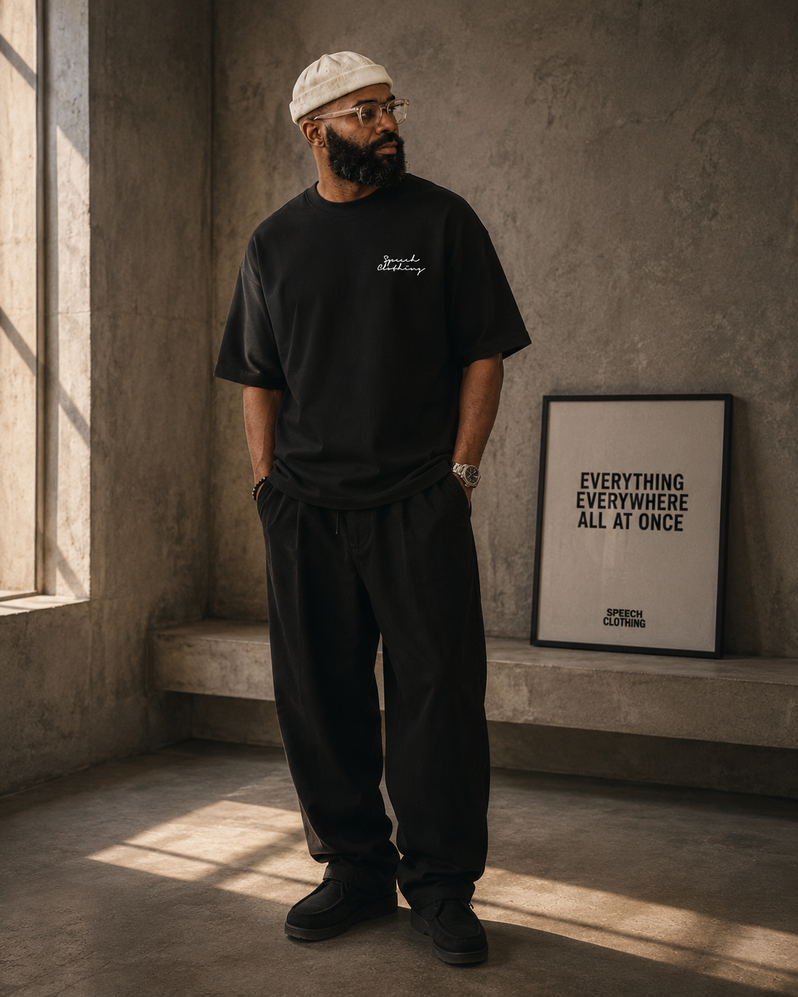 BEASTIE heavyweight oversized T-shirt by SPEECH CLOTHING