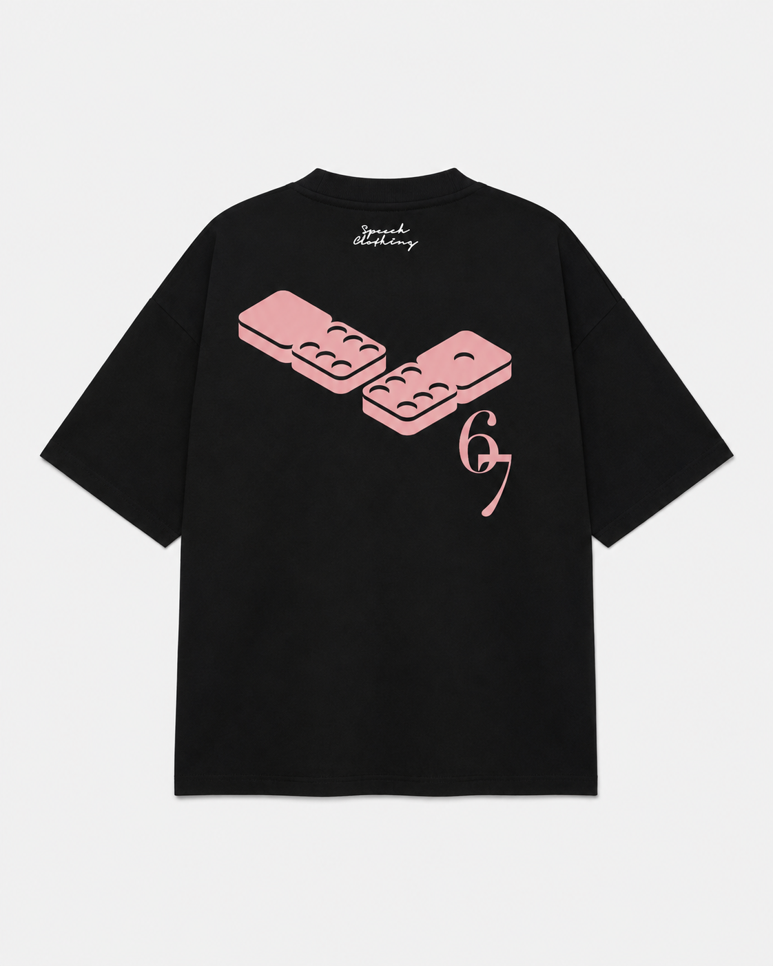 DOMINOES 6/7 heavyweight oversized T-shirt by SPEECH CLOTHING