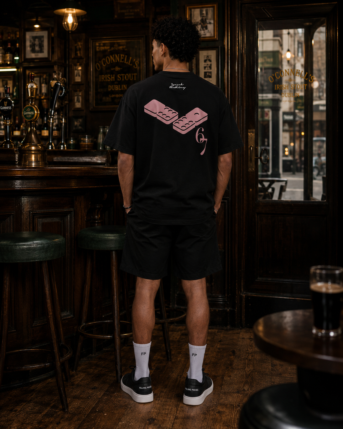 DOMINOES 6/7 heavyweight oversized T-shirt by SPEECH CLOTHING