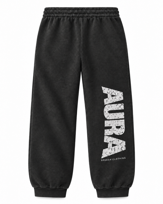 AURA Faded Tracksuit Bottoms