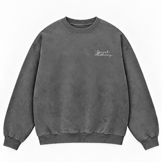 AURA Faded Crew Sweater