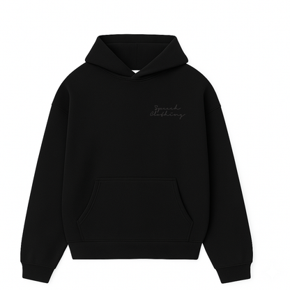 ESSENTIAL LOGO| The Core Script Heavyweight Hoodie