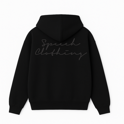 ESSENTIAL LOGO| The Core Script Heavyweight Hoodie