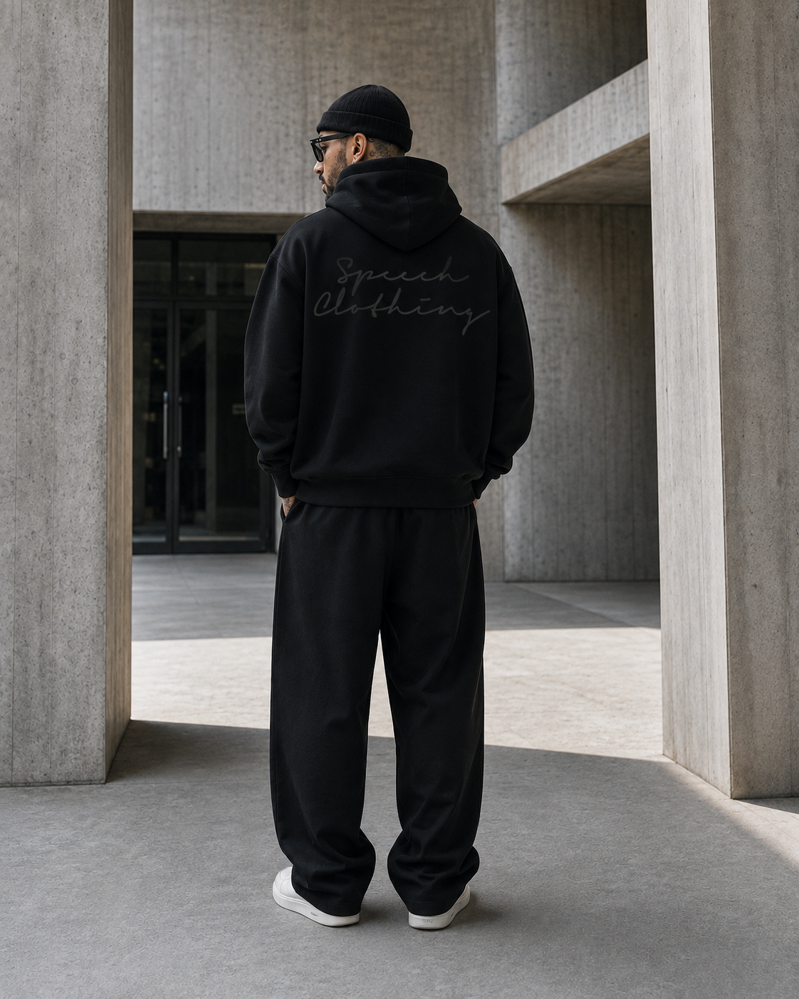 ESSENTIAL LOGO heavyweight oversized hoodie by SPEECH CLOTHING