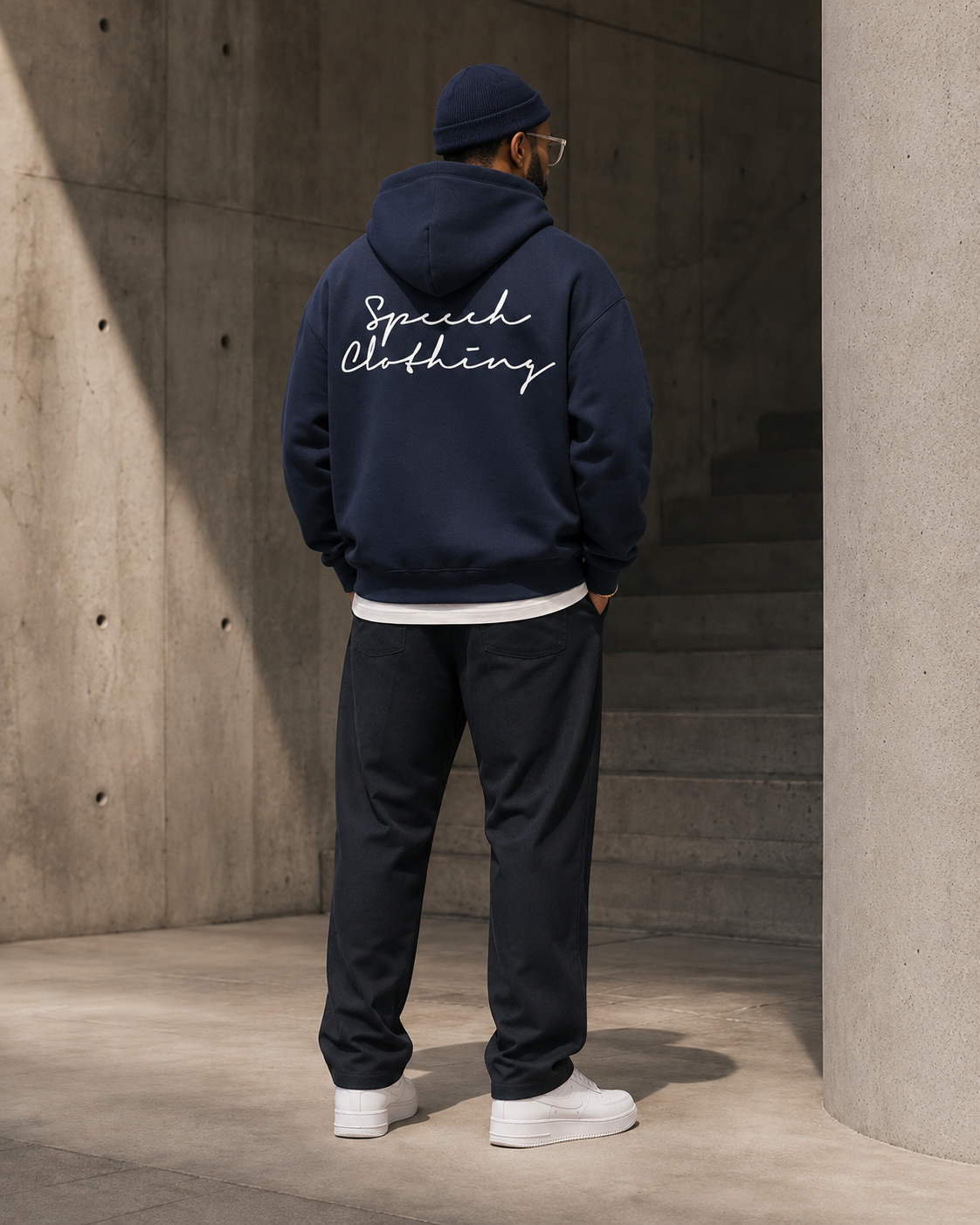 ESSENTIAL LOGO heavyweight oversized hoodie by SPEECH CLOTHING