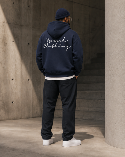 ESSENTIAL LOGO heavyweight oversized hoodie by SPEECH CLOTHING