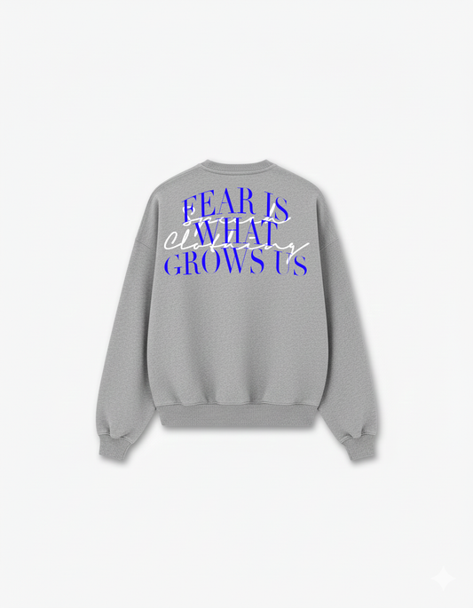 FEAR IS WHAT GROWS US | 400GSM Heavy Sweater