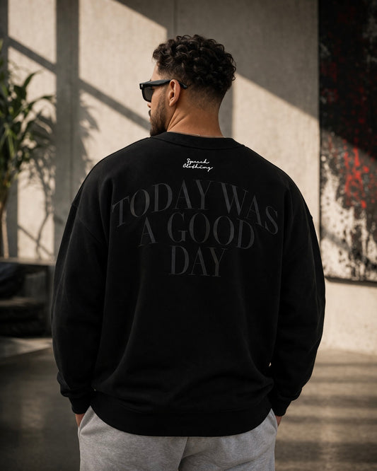 GOOD DAY | 400 GSM heavyweight cotton · Oversized fit · Dropped shoulders