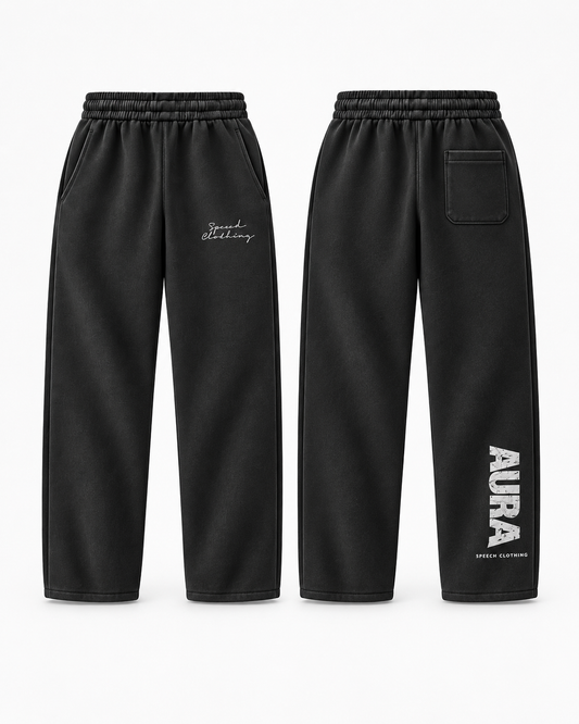 AURA Faded Tracksuit Bottoms