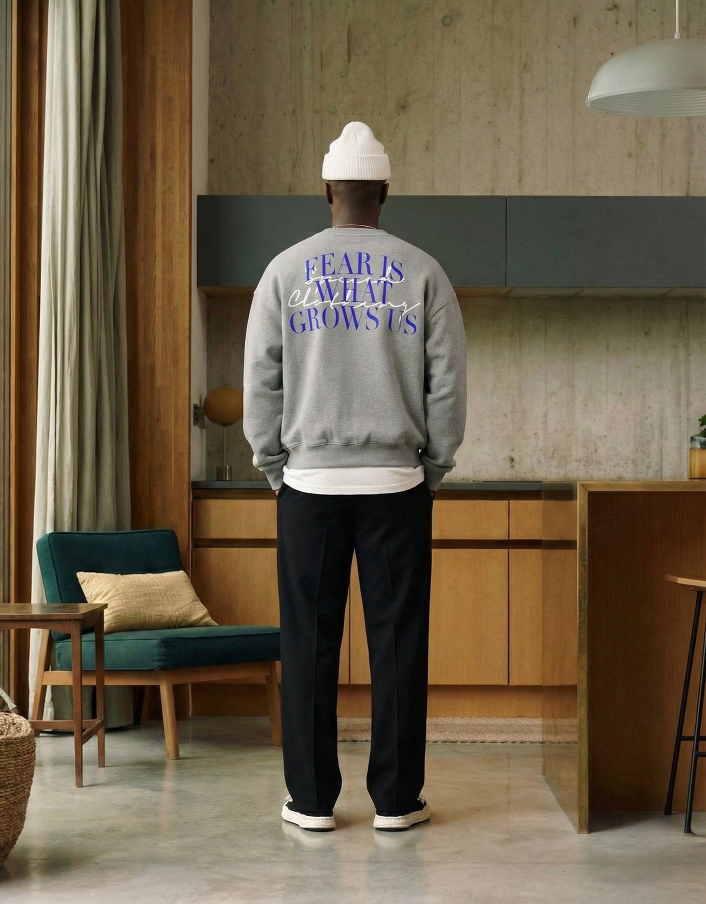 FEAR IS WHAT GROWS US | 400GSM Heavy Sweater