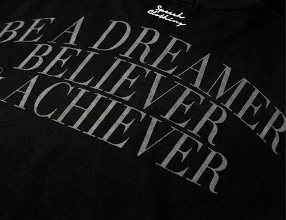 DREAMER - 280 GSM heavyweight cotton · Oversized fit · Dropped shoulders