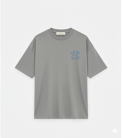 NOT ALONE TEE | 280 GSM heavyweight cotton · Oversized fit · Dropped shoulders