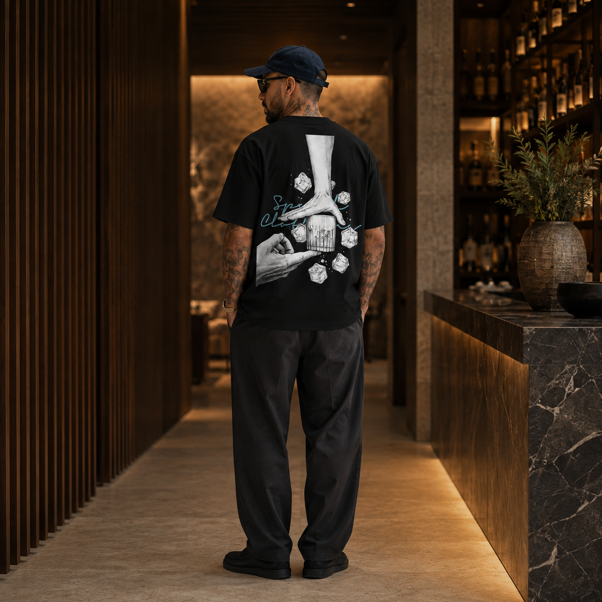 NO ICE heavyweight oversized T-shirt by SPEECH CLOTHING