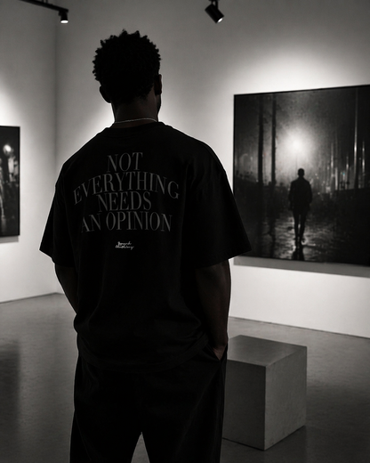 NO OPINION TEE – Heavyweight Oversized Streetwear T-Shirt