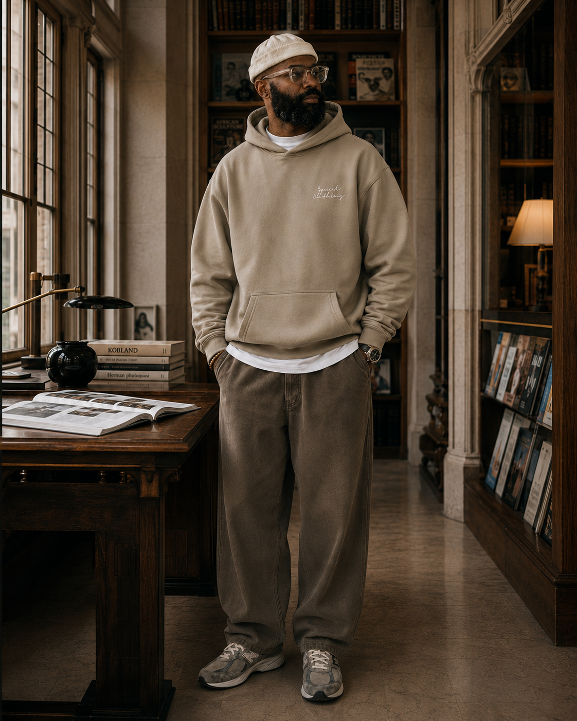 SAINT heavyweight oversized hoodie by SPEECH CLOTHING