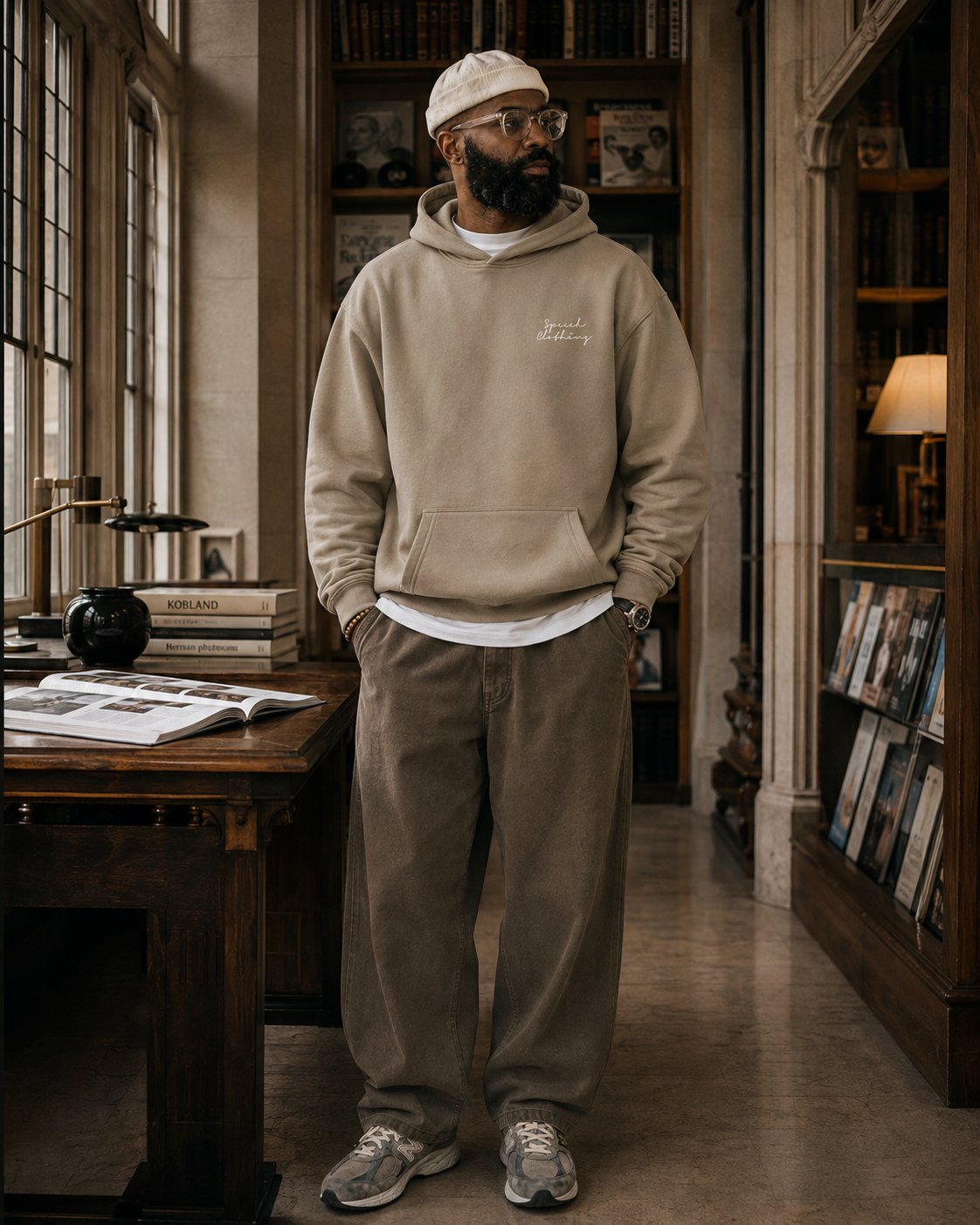 SAINT heavyweight oversized hoodie by SPEECH CLOTHING