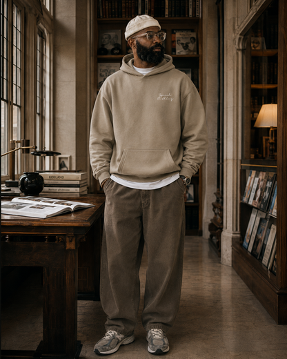 SAINT heavyweight oversized hoodie by SPEECH CLOTHING