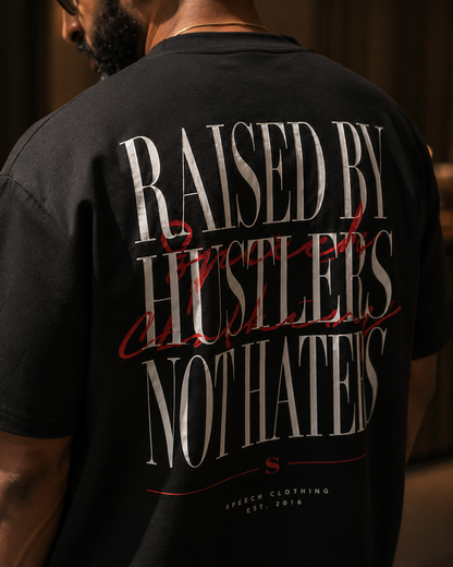 HUSTLER heavyweight oversized T-shirt by SPEECH CLOTHING