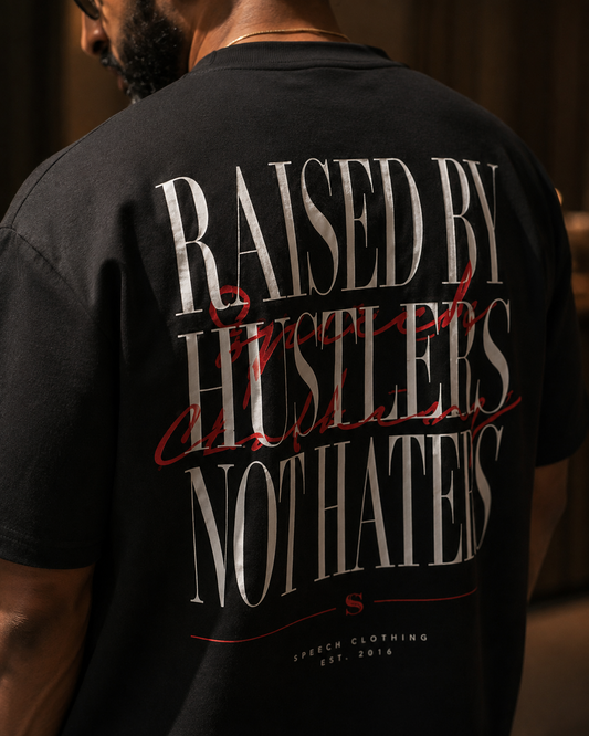 HUSTLER heavyweight oversized T-shirt by SPEECH CLOTHING