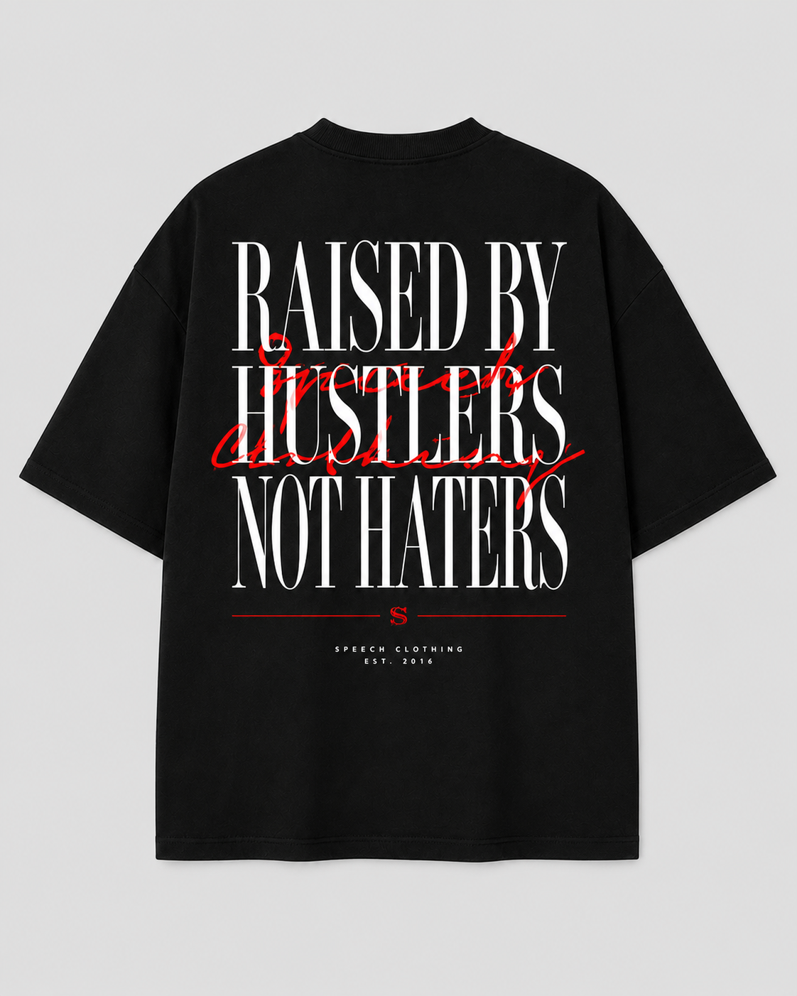HUSTLER heavyweight oversized T-shirt by SPEECH CLOTHING