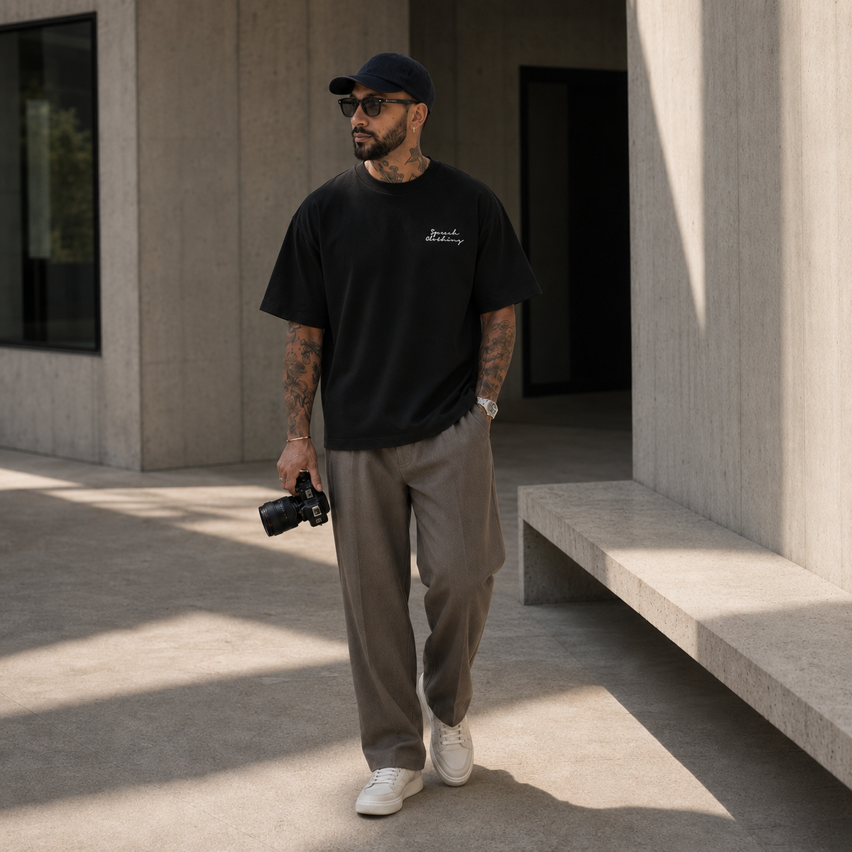 EAZY-E heavyweight oversized T-shirt by SPEECH CLOTHING