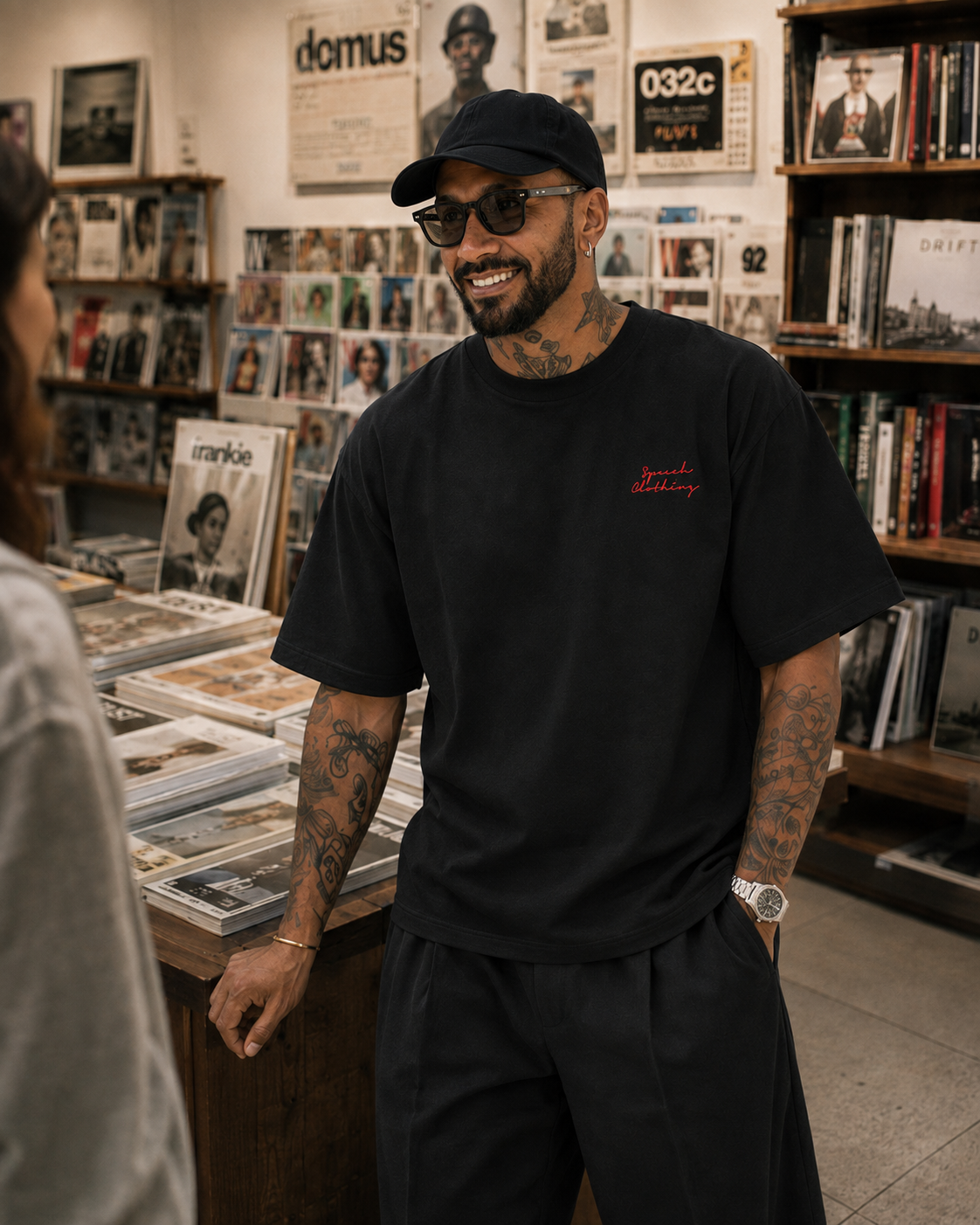 LIVE IT heavyweight oversized T-shirt by SPEECH CLOTHING
