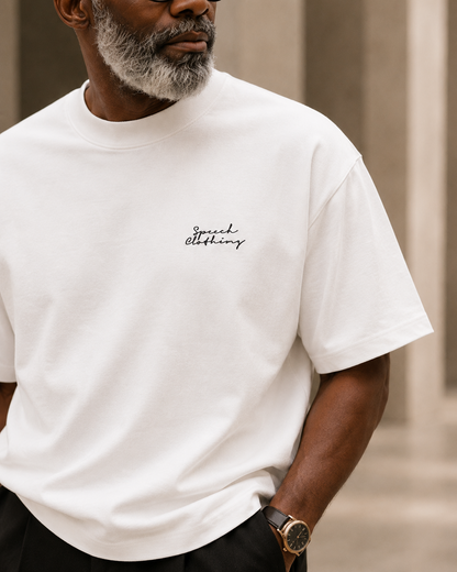 GOD'S PLAN heavyweight oversized T-shirt by SPEECH CLOTHING