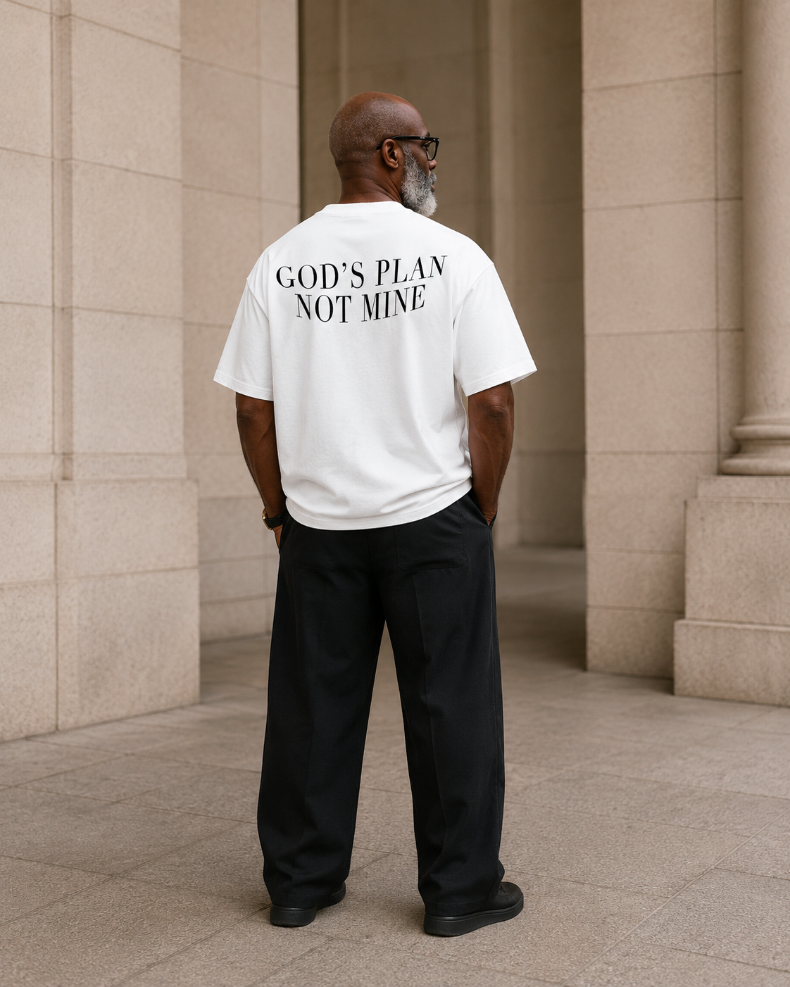 GOD'S PLAN heavyweight oversized T-shirt by SPEECH CLOTHING