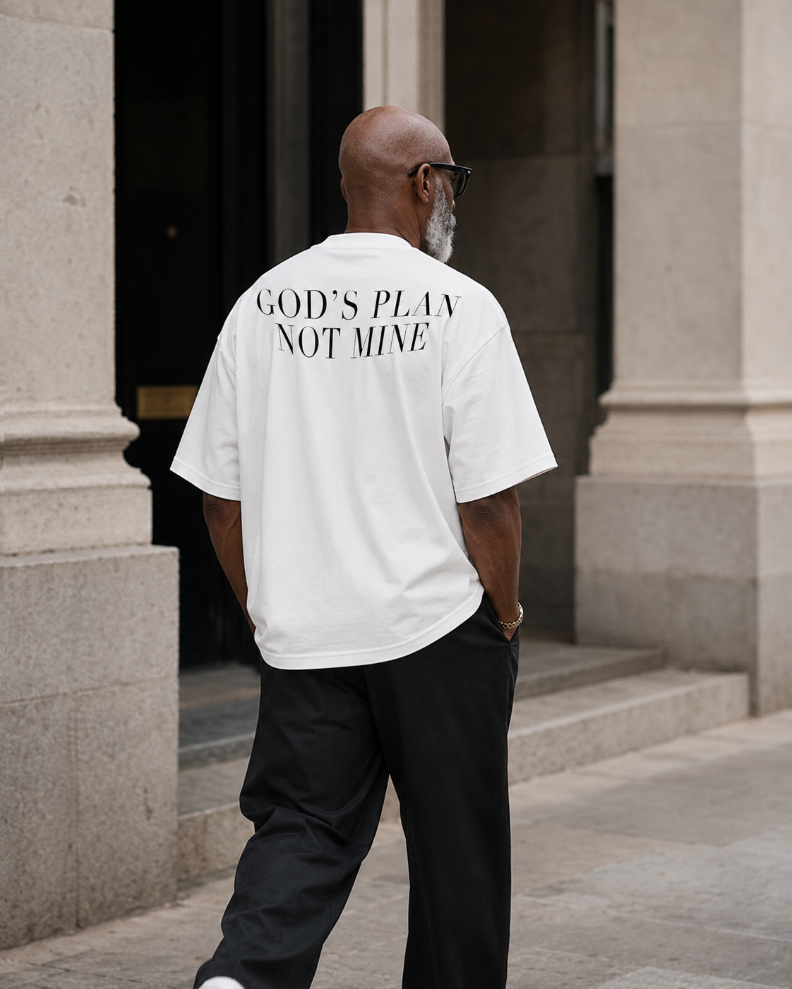 GOD'S PLAN heavyweight oversized T-shirt by SPEECH CLOTHING