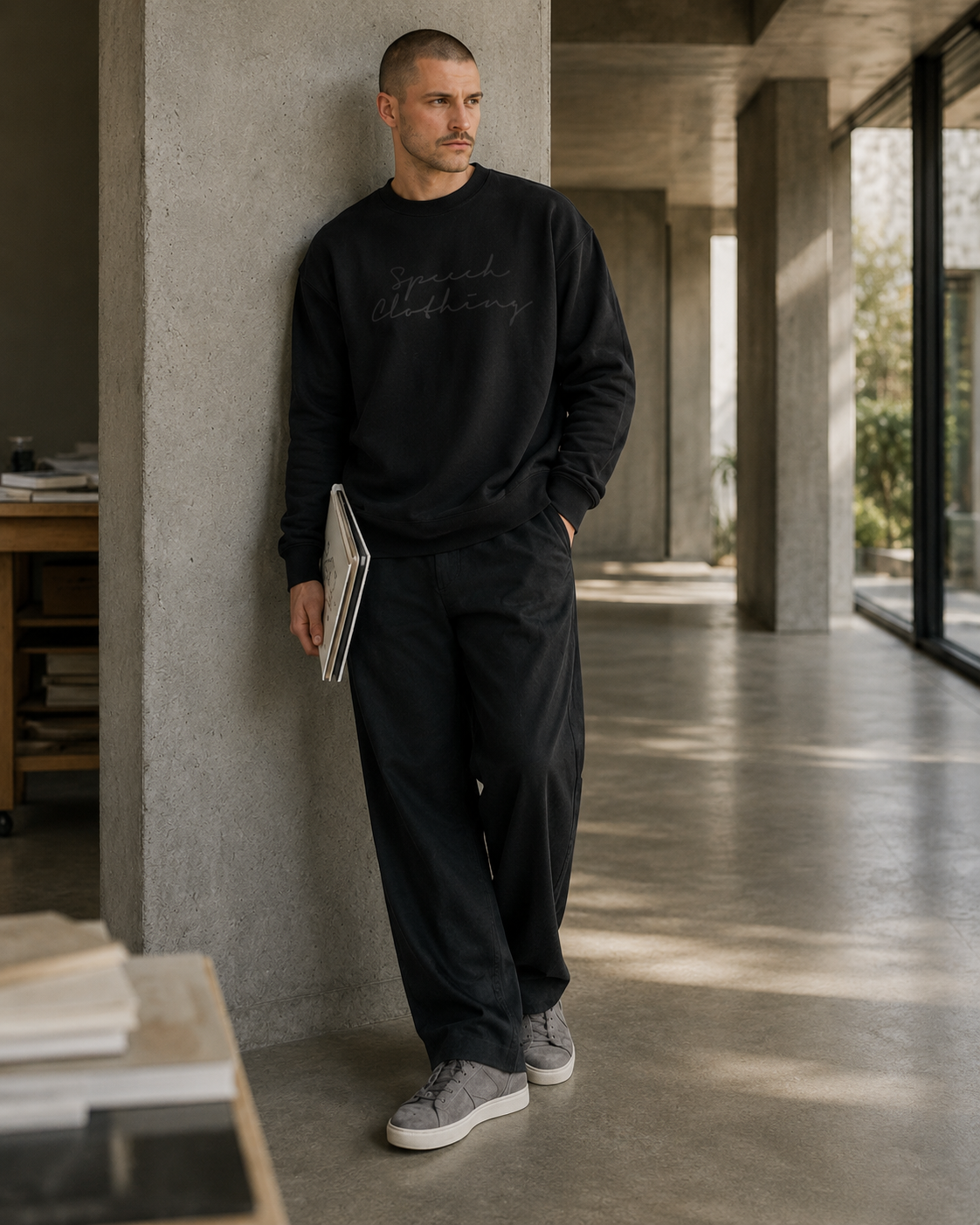 GOOD DAY heavyweight oversized sweatshirt by SPEECH CLOTHING