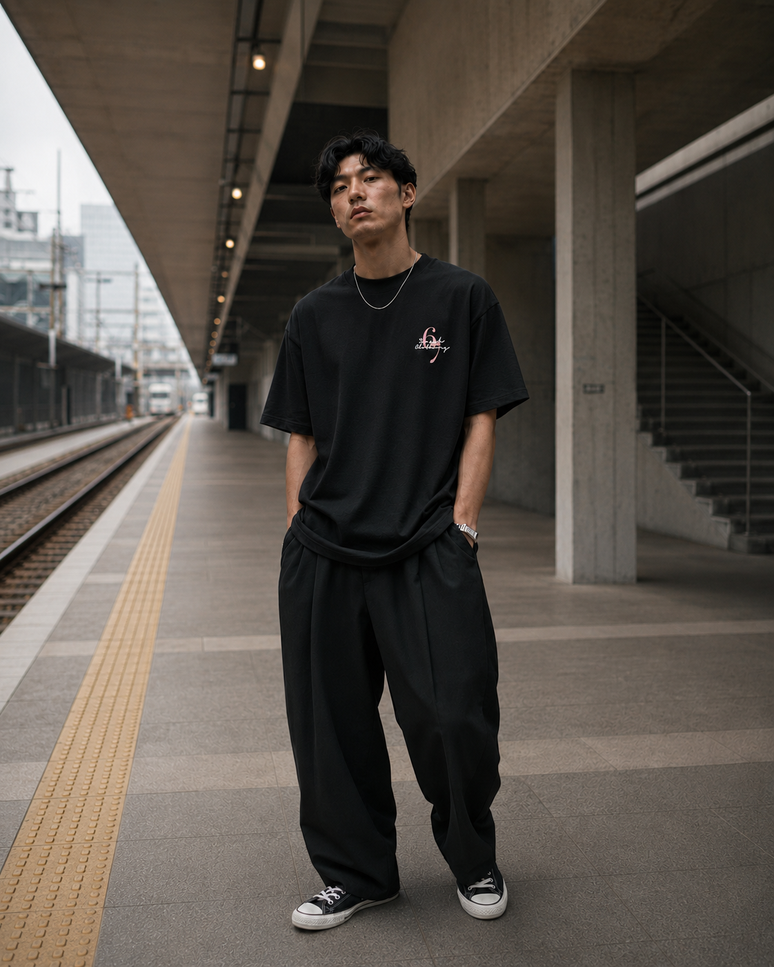 HAND SIGNALS 6/7 heavyweight oversized T-shirt by SPEECH CLOTHING