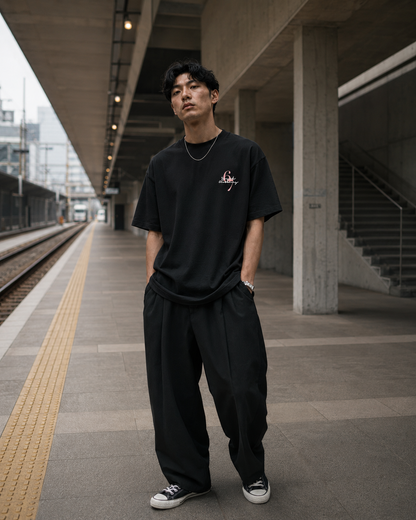HAND SIGNALS 6/7 heavyweight oversized T-shirt by SPEECH CLOTHING