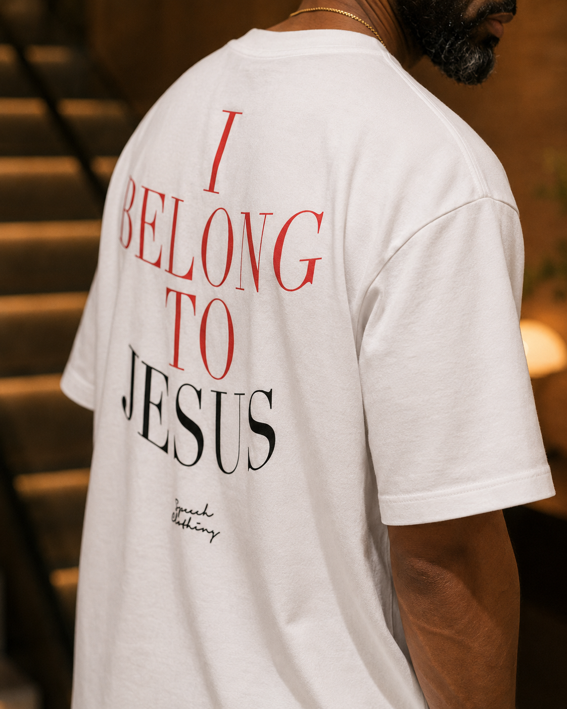BELIEVER heavyweight oversized T-shirt by SPEECH CLOTHING