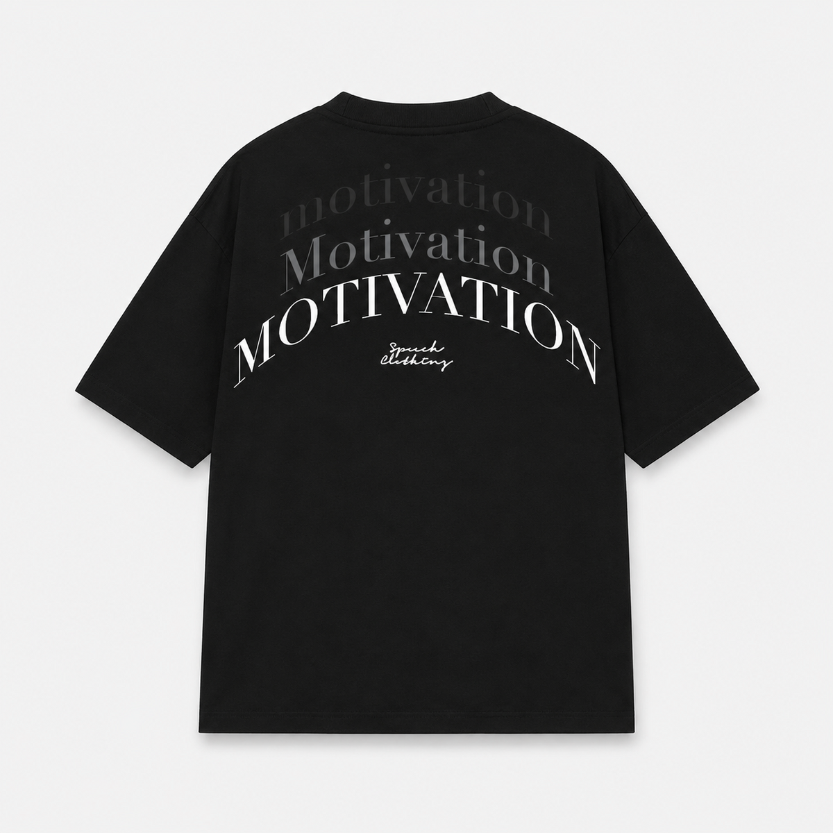 MOTIVATOR heavyweight oversized T-shirt by SPEECH CLOTHING