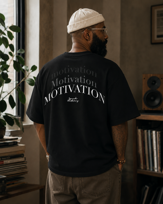 MOTIVATOR heavyweight oversized T-shirt by SPEECH CLOTHING