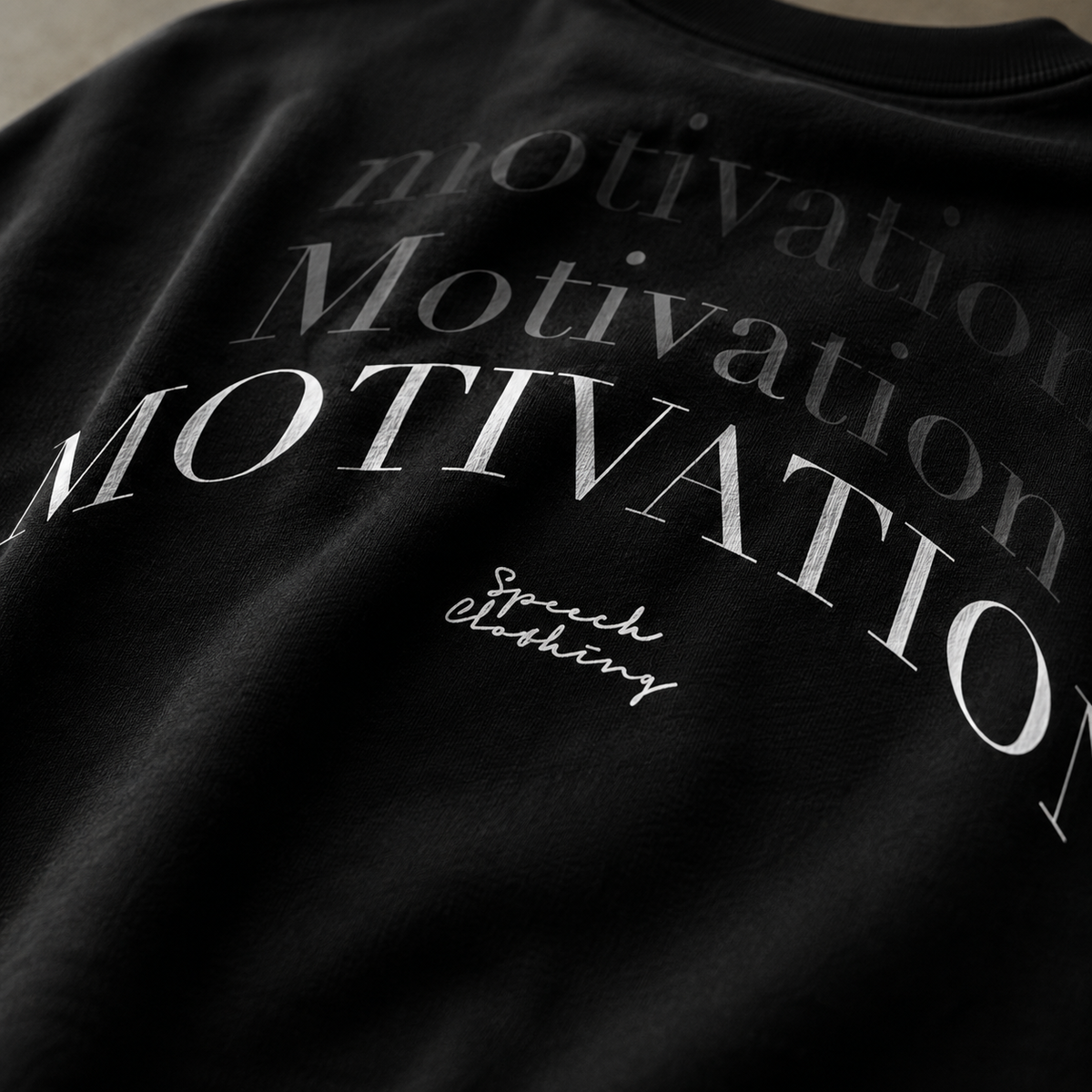 MOTIVATOR heavyweight oversized T-shirt by SPEECH CLOTHING