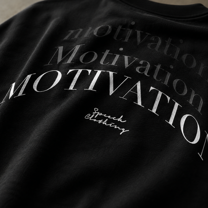 MOTIVATOR heavyweight oversized T-shirt by SPEECH CLOTHING
