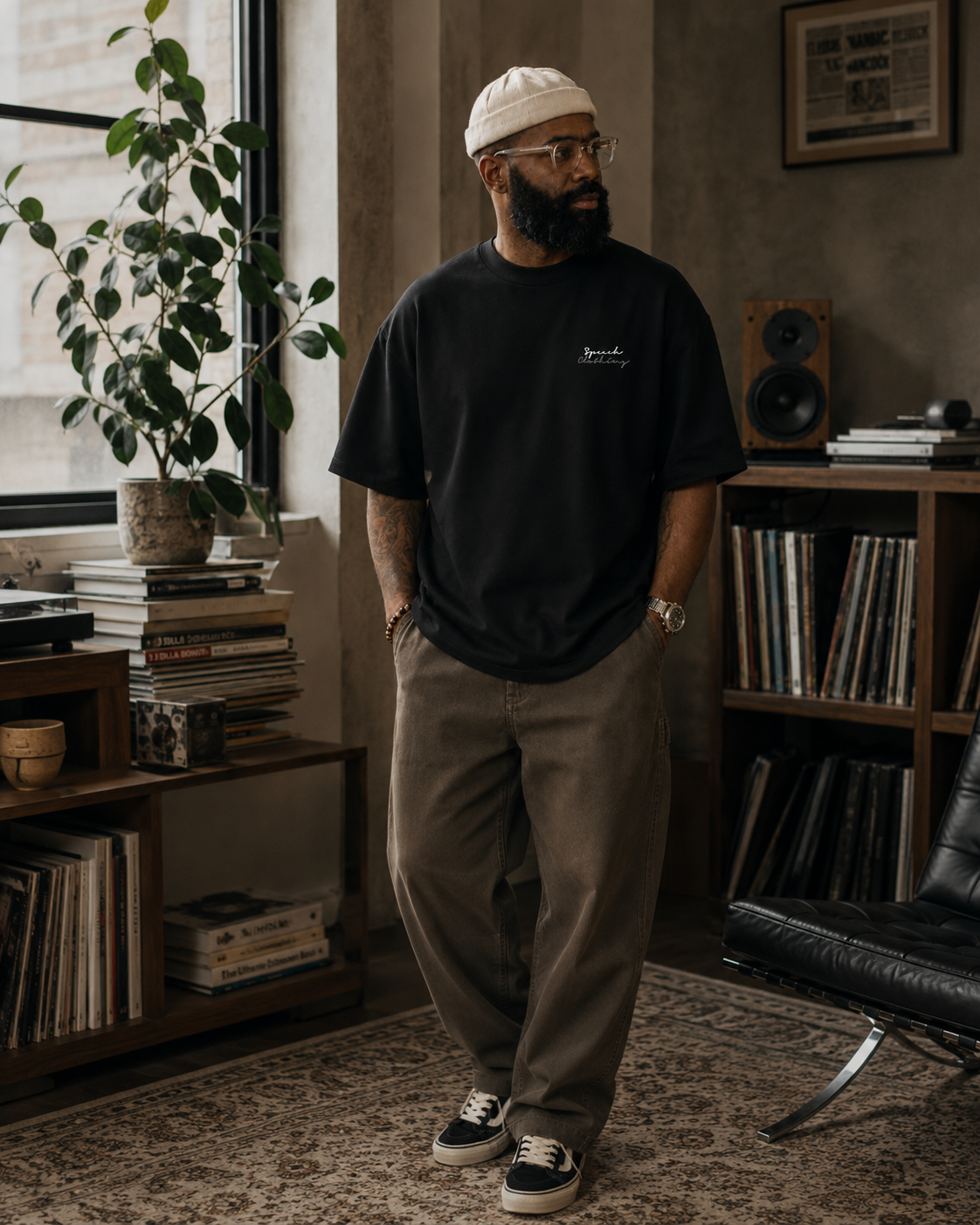 MOTIVATOR heavyweight oversized T-shirt by SPEECH CLOTHING