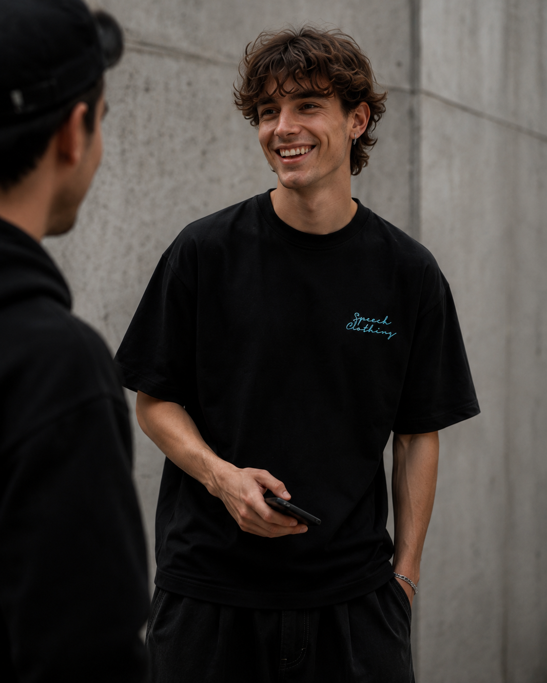 SAY LESS heavyweight oversized T-shirt by SPEECH CLOTHING